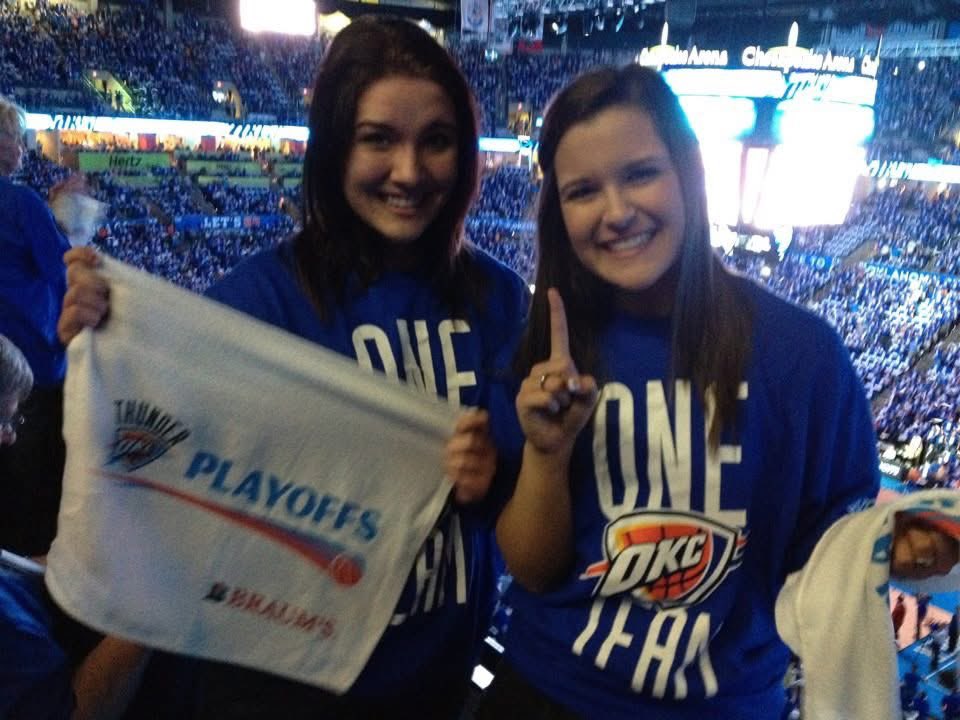 πΊππππ’ π³πππππππππ (@kdamp) on Twitter photo Beth and I splurged when the <a href="/okcthunder/">OKC THUNDER</a> first came to town & bought 3 season tickets in Loud City. Weβd come close before, but the Thunder really brought it tonight. I always love it when so called βsmall marketβ teams rise above what others think is possible. Thunder Up!
βοΈπ Beth and I splurged when the <a href="/okcthunder/">OKC THUNDER</a> first came to town & bought 3 season tickets in Loud City. Weβd come close before, but the Thunder really brought it tonight. I always love it when so called βsmall marketβ teams rise above what others think is possible. Thunder Up!
βοΈπ