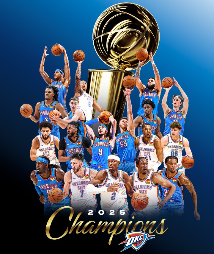 MRSOONER75's tweet photo. For the f**king city!!! NBA CHAMPS baby!!! https://t.co/Q4NfGDLkIj