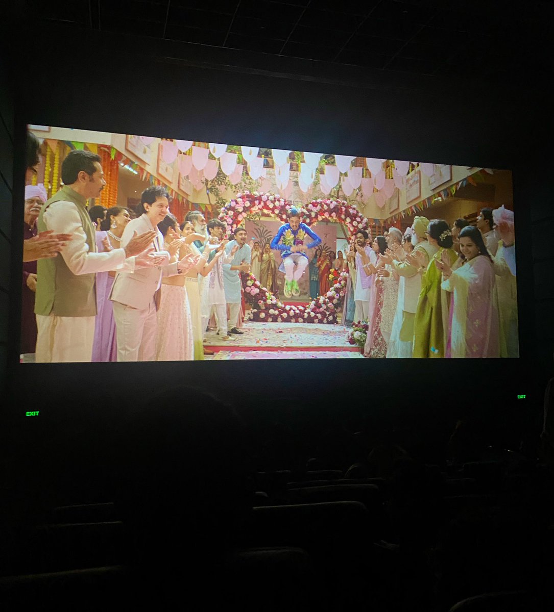 After a very long time, saw theatres packed with multiple generations of families. 

#SitaareZameenPar is a heart-warming entertainer made with strong convictions.