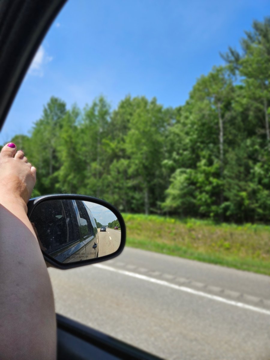 No AC. 95°. Me, the open road &amp; the bare minimum of patience.
🥵 Thighs sticking. 🌿 Deodorant dying. 🦶 Foot out the window screaming “vent or die.”

This is healing. Not yoga, not tea—just sweat, sass, and survival! 
#HotCarHealing #MainCharacterEnergy  
#HealingInProgress