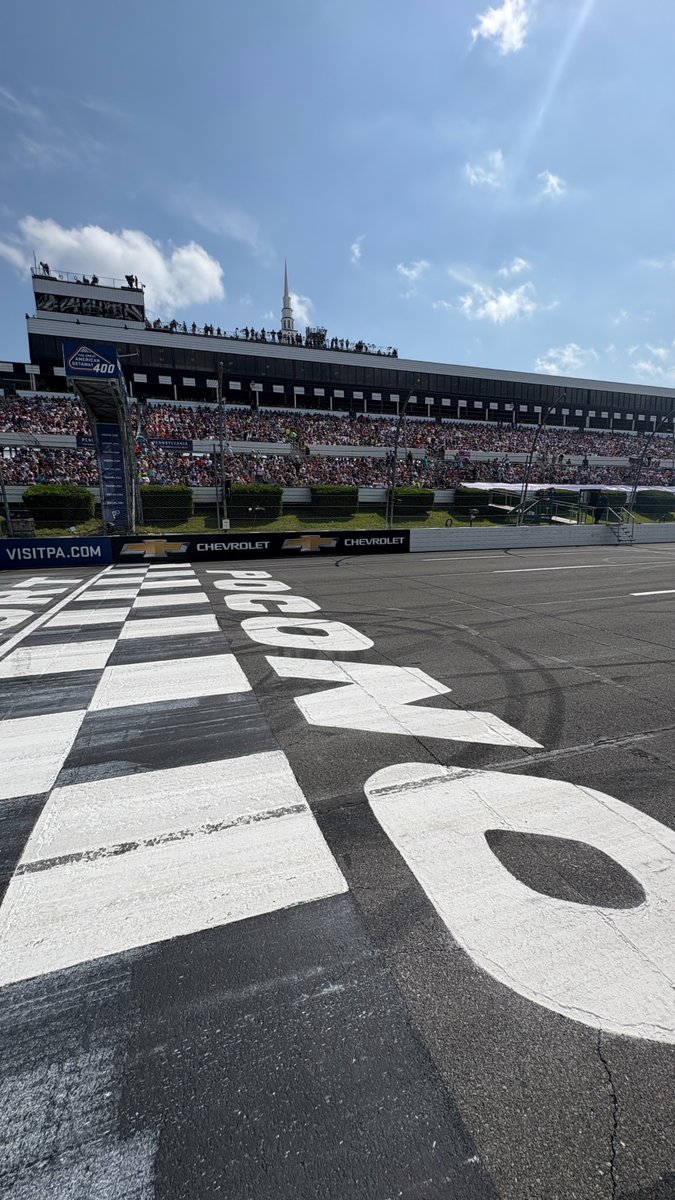 Members1stFCU's tweet photo. The final day at @PoconoRaceway was one for the books. A little rain couldn’t dampen the @NASCAR spirit! @chasebriscoe cruised his way to victory at The Great American Getaway 400! From start to finish, this weekend was high-octane fun 🏁
#PAGetaway400 #WhatTurn4 #TrickyTriangle https://t.co/EcQSOIQ5gC