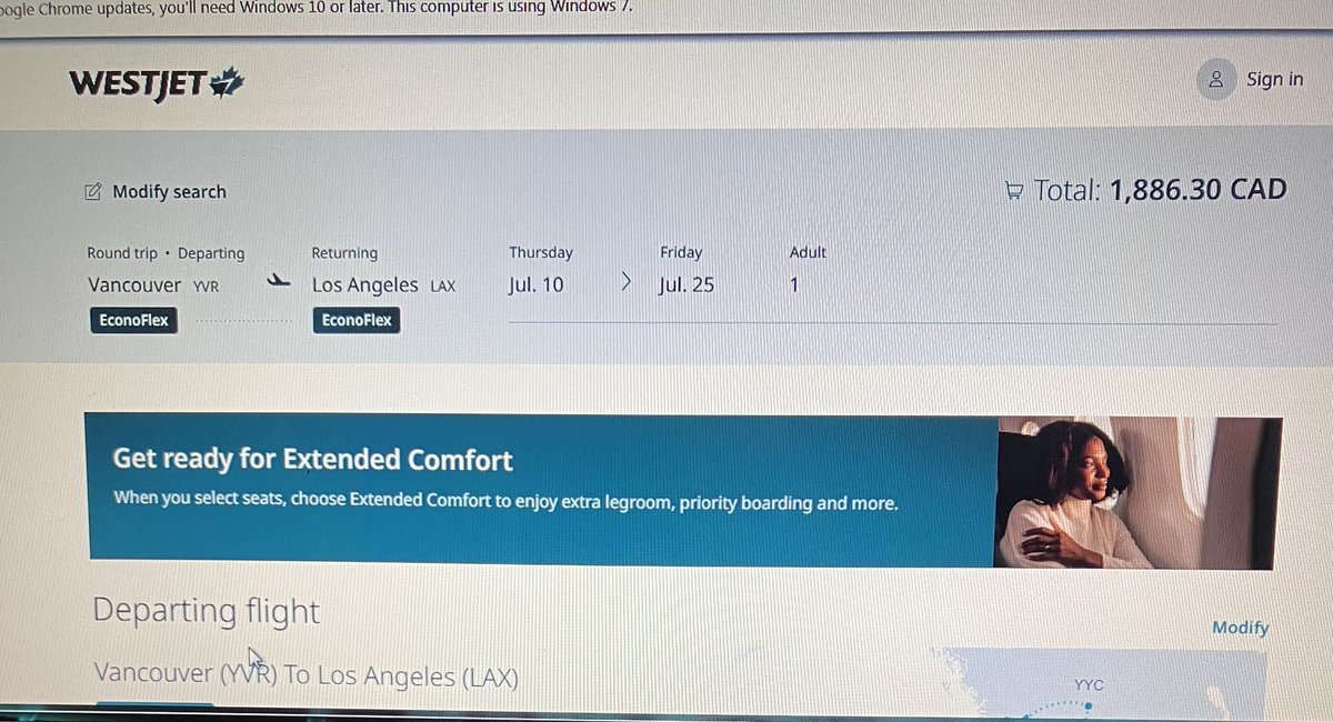 Had to post this because it’s totally ridiculous that Airlines are charging outrageous prices. A round trip travel to the States like a short 3hour trip from Vanc -Lax $ 1.886.30 !!!! Come on Westjet !!! <a href="/WestJet/">WestJet</a>
