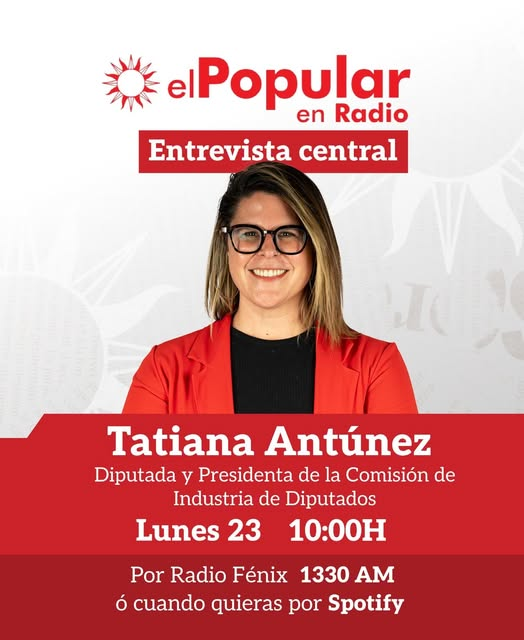Elpopularuy's tweet photo. 📻 EL POPULAR en Radio • #P240
🎤 Entrevista central: @Tatitati1984, diputada del @Frente_Amplio

📻 En vivo:
• @RADIOFENIX9 1330AM
• Online: https://t.co/y05en2W5C0
🎧 Después en Spotify:
Busca "El Popular en Radio"

👤 Conducción:
@VictoriaAlfaro1 & @Paobelre

"Porque nadie te lo cuenta como nosotras"