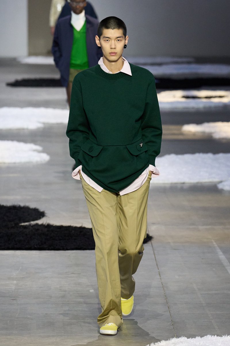 Does anyone else think the Prada ss26 menswear collection is inspired by Luigi Mangione