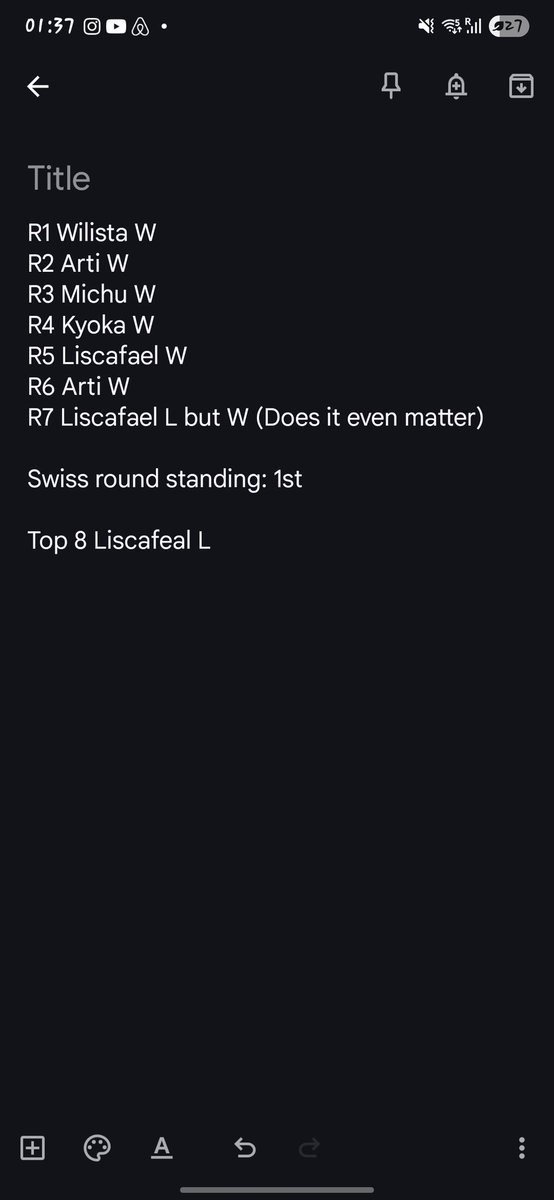 BSF KL 2025 🇲🇾 Lyrical Cup
Deck used: Luticia 
Swiss ranking first: 1st
Died at Top 8 

Came to play for fun at Lyrical cup and was questioning why am i there at top cut🧐

At least i am not going back empty handed this time kek 

Deck and matchups attached
#VGTopdecks
