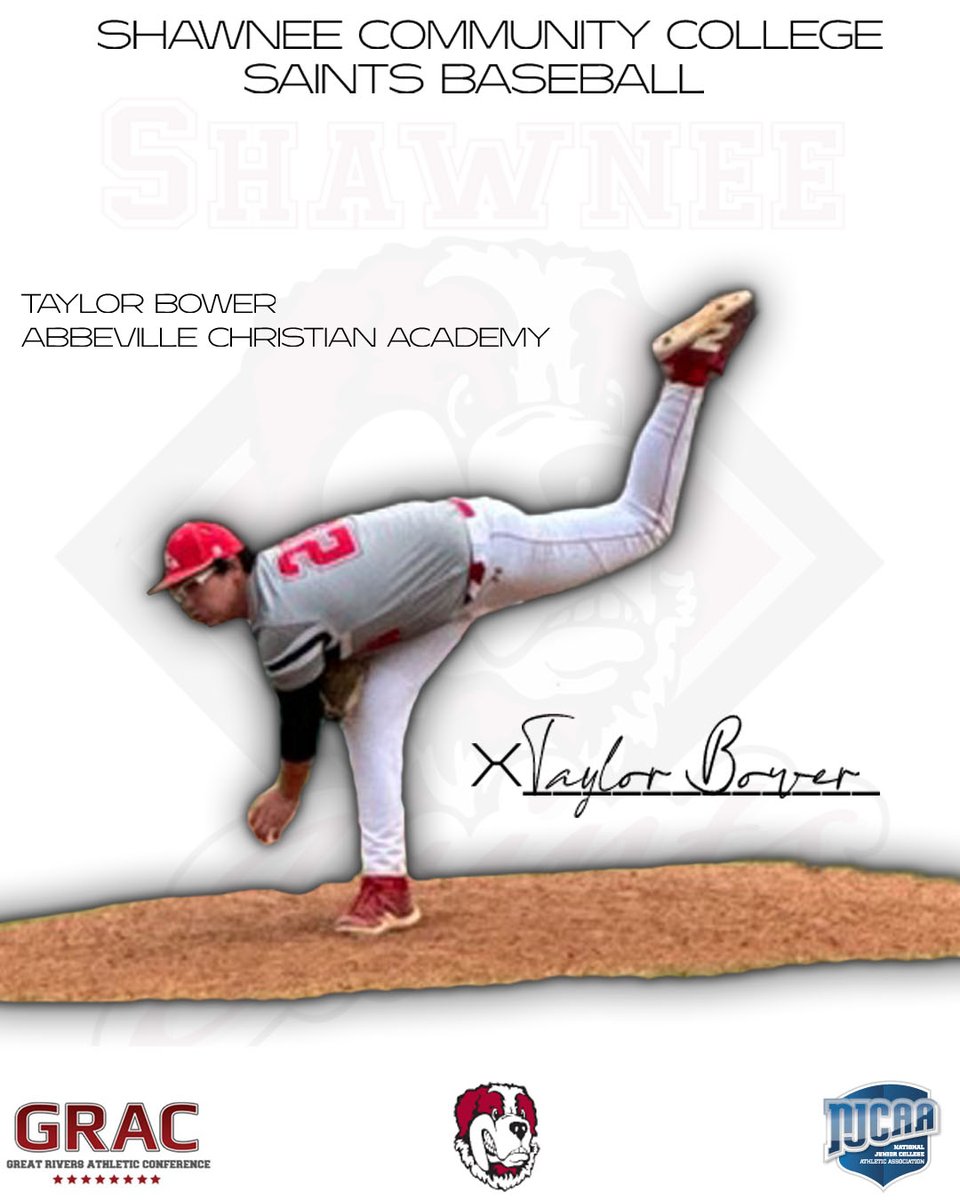 Taylor Bower from <a href="/ACA_Gen_Basebal/">Abbeville Christian Academy Baseball</a> is our next commit to highlight! 

#WeAreShawnee #SaintsBaseball