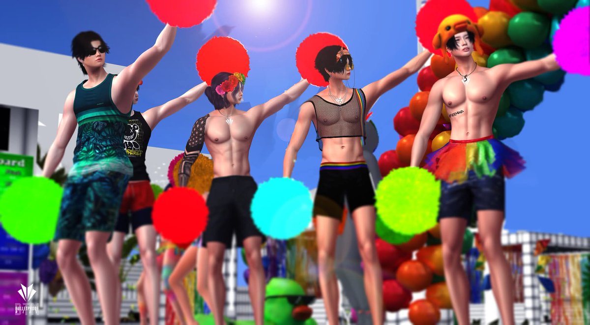 B4dMagic's tweet photo. With my favorite people🤩💜 

@BulletproofNext 

@KJeonsl @BTN_Suga @ImYourFilter Hoseoksl 

#Pride2025 #pridemonth #secondlife https://t.co/D8VBBMmv16