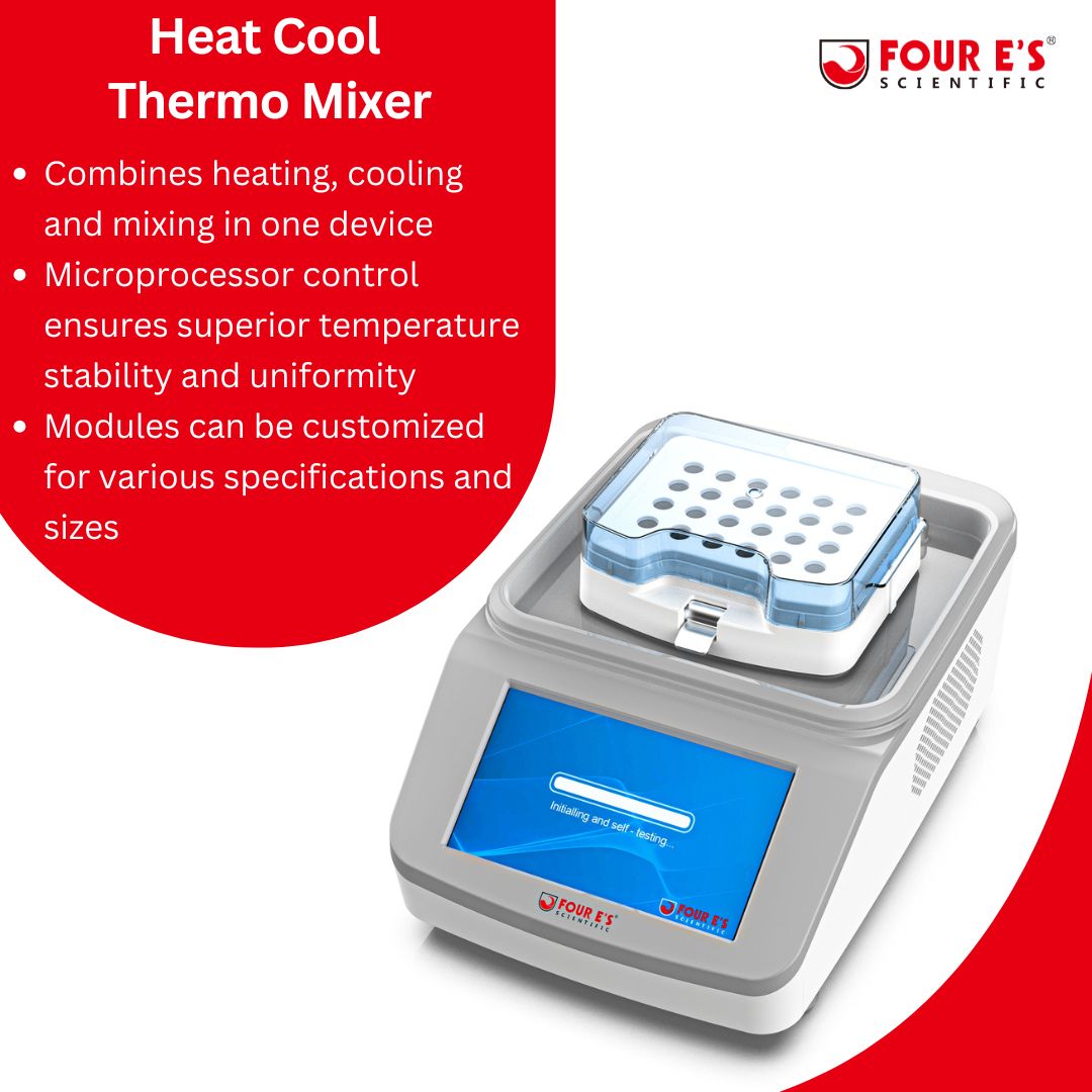 FourEScientific's tweet photo. Our Thermo Mixer series offer accurate temperature control and excellent mixing performance. They are ideal for sample incubation, mixing and preservation and designed for a variety of molecular biology applications.
https://t.co/d0jHMt9dg6 
#MolecularBiology https://t.co/6e88Ky7yZ9