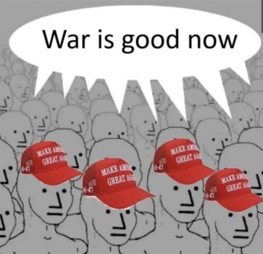 The way they flipped on the "no new wars" thing faster than a pancake at Ihop on a Sunday morning.