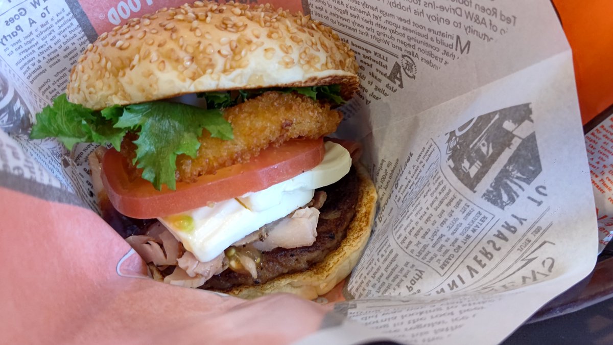 めっちゃ美味しいハンバーガー🍔！