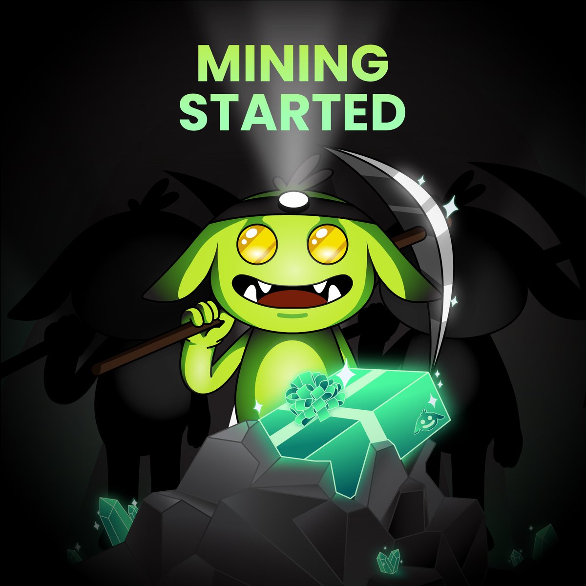Okay, goblins. Mining has begun.

The mines are open, and goblins are digging. Mine $Goblin, earn points, and prepare for the airdrop.

Start here: goblin.meme