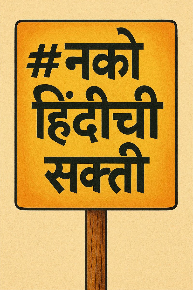 HarshMagdum's tweet photo. #नको_हिंदीची_सक्ती https://t.co/zFT4zMsV9P