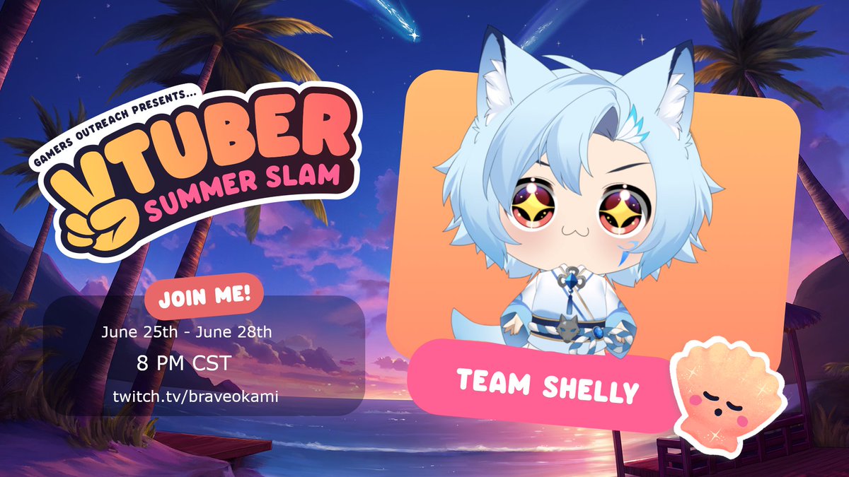 Brave Okami ๐บ (@braveokami) on Twitter photo ๐บAWU ALERT! Announement time!๐บ
From the 26th to the 28th I will be joining vtuber summer slam this year awu!
<a href="/GamersOutreach/">Gamers Outreach</a> #VTuberSS2025. All stream goals will be entirely linked to the money we raise for charity!
I will also be joining other team members during the ๐บAWU ALERT! Announement time!๐บ
From the 26th to the 28th I will be joining vtuber summer slam this year awu!
<a href="/GamersOutreach/">Gamers Outreach</a> #VTuberSS2025. All stream goals will be entirely linked to the money we raise for charity!
I will also be joining other team members during the