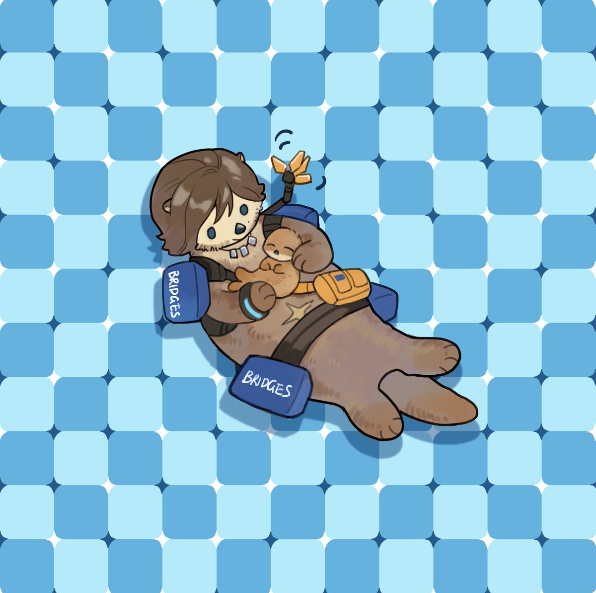 #DeathStranding #DeathStranding2 #fanart 
Sam Otter Bridges🦦