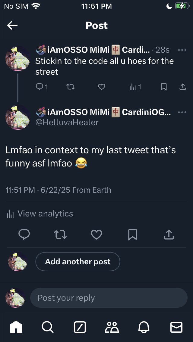 HelluvaHealer's tweet photo. That’s the shyt that get chu put up out the section 😭 https://t.co/bcPixzvRkl