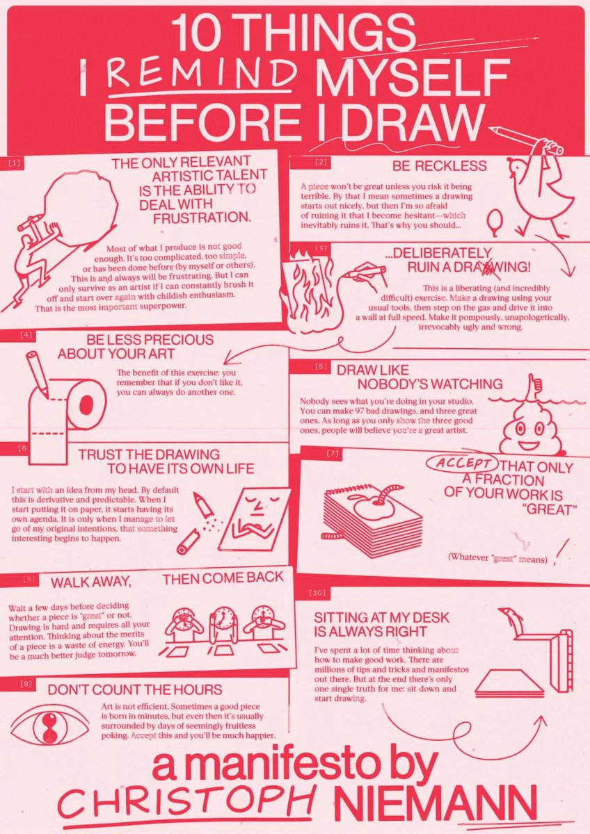 Christoph Niemann: "The only relevant artistic talent is the ability to deal with frustration."