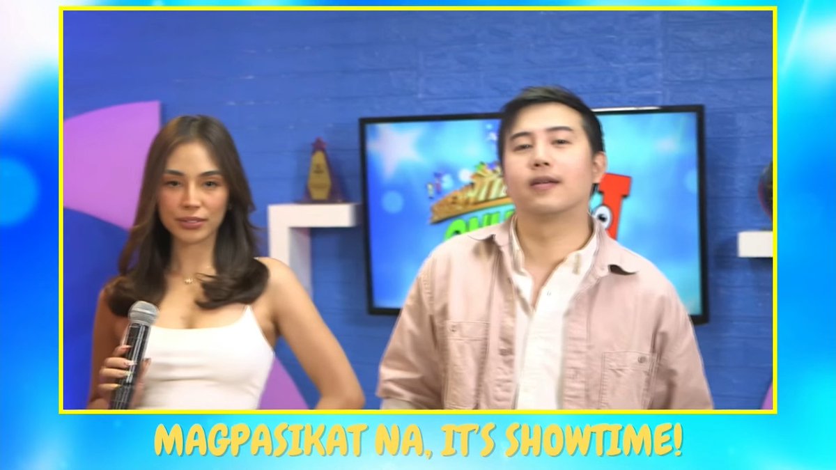JM Carcoochie (@jmcarcoochie) on Twitter photo What's up, Madlang Onliners!
New week for more puksaan with <a href="/itsShowtimeNa/">It's Showtime</a> 💙💛🌈
Mampupuksa na naman ang #ShowtimeOnlineU squad <a href="/ItsACsLife/">AC Soriano</a> <a href="/zeahnestlepala/">Zeah Nestle Pala</a> <a href="/AnthonyKastilyo/">Anthony Castillo</a> at ang sumakses sa Finale ng PGT, Congrats, <a href="/wize_estabillo/">Wize Estabillo</a> 👏🏼👏🏼👏🏼
#JuneNaTayoSaShowtime What's up, Madlang Onliners!
New week for more puksaan with <a href="/itsShowtimeNa/">It's Showtime</a> 💙💛🌈
Mampupuksa na naman ang #ShowtimeOnlineU squad <a href="/ItsACsLife/">AC Soriano</a> <a href="/zeahnestlepala/">Zeah Nestle Pala</a> <a href="/AnthonyKastilyo/">Anthony Castillo</a> at ang sumakses sa Finale ng PGT, Congrats, <a href="/wize_estabillo/">Wize Estabillo</a> 👏🏼👏🏼👏🏼
#JuneNaTayoSaShowtime