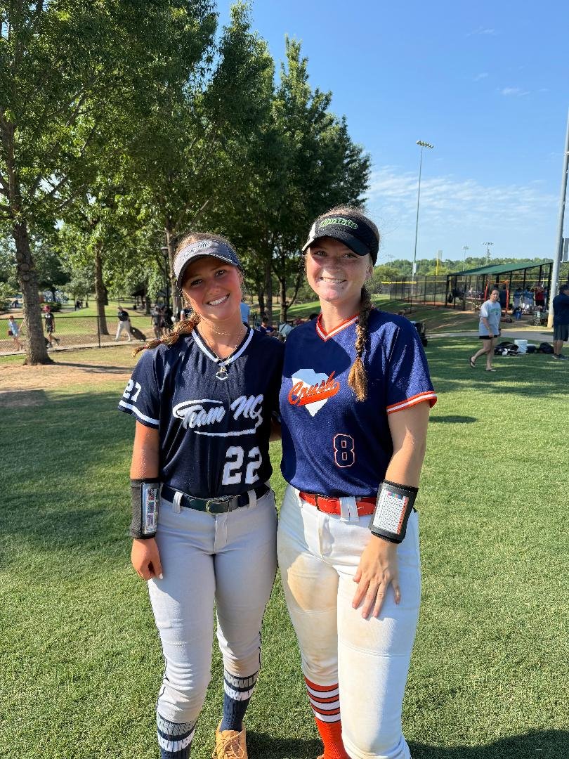 Morgan Shane (@morganrshane08) on Twitter photo One thing I love is seeing previous teammates at tournaments! <a href="/EliasonAnnie/">Annie Ruth Eliason</a> <a href="/CeceliaCastle/">Cecelia Castle 2027 Catcher NCAA ID: 2302793994</a> No matter the jersey -- we share the love of the game and support the dream! #softballsisterhood ❤️🥎
<a href="/TeamNCSoftball/">Team North Carolina Softball</a> <a href="/TeamNCPritchard/">Team North Carolina-Pritchard</a> <a href="/D1Softball/">D1Softball</a> <a href="/LineDsoftball/">Line Drive Media</a> One thing I love is seeing previous teammates at tournaments! <a href="/EliasonAnnie/">Annie Ruth Eliason</a> <a href="/CeceliaCastle/">Cecelia Castle 2027 Catcher NCAA ID: 2302793994</a> No matter the jersey -- we share the love of the game and support the dream! #softballsisterhood ❤️🥎
<a href="/TeamNCSoftball/">Team North Carolina Softball</a> <a href="/TeamNCPritchard/">Team North Carolina-Pritchard</a> <a href="/D1Softball/">D1Softball</a> <a href="/LineDsoftball/">Line Drive Media</a>