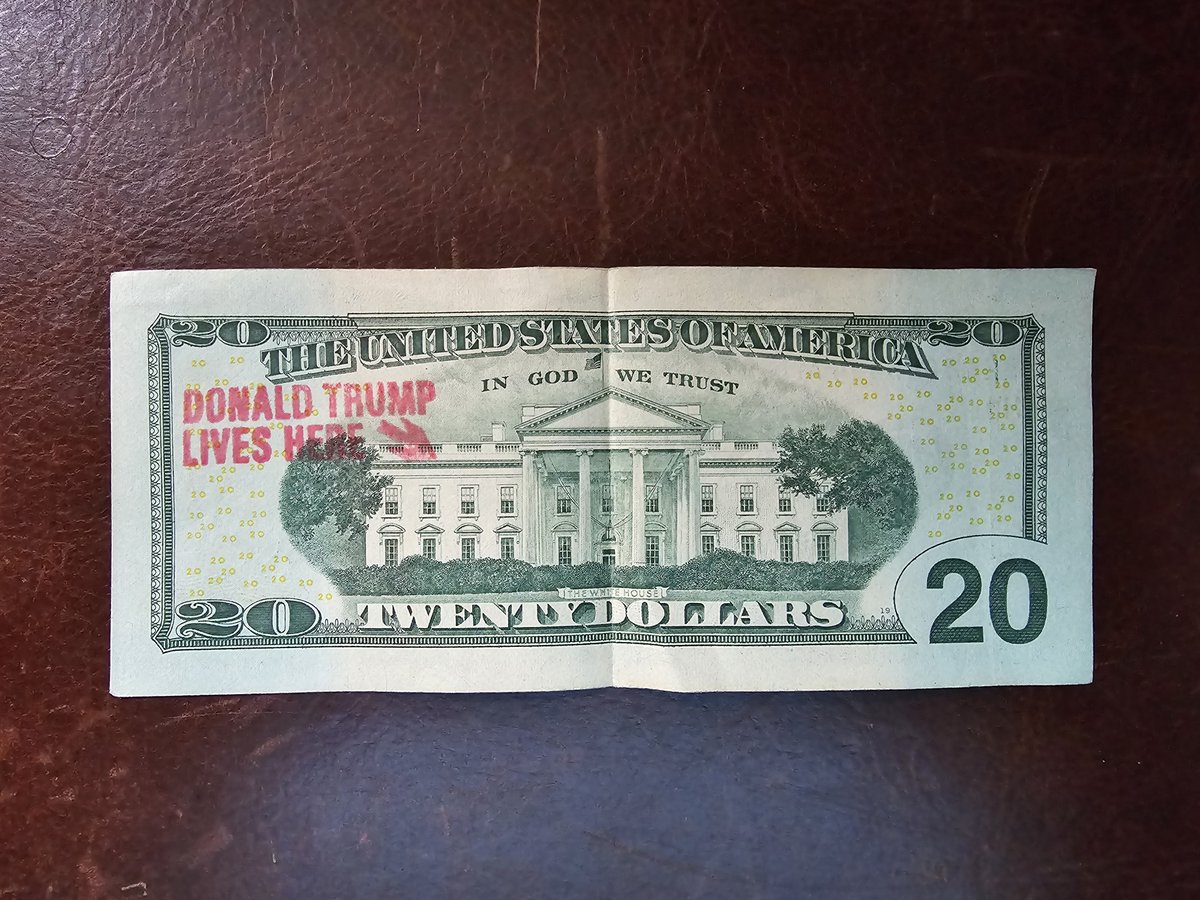 This was handed to me when I purchased an item at a store back in 2017. A time when the Democrats and Liberals were going insane because Trump won.  I have it in my safe so when I feel like it, I can take it out to remember a time when we have and had a man leading the Republic