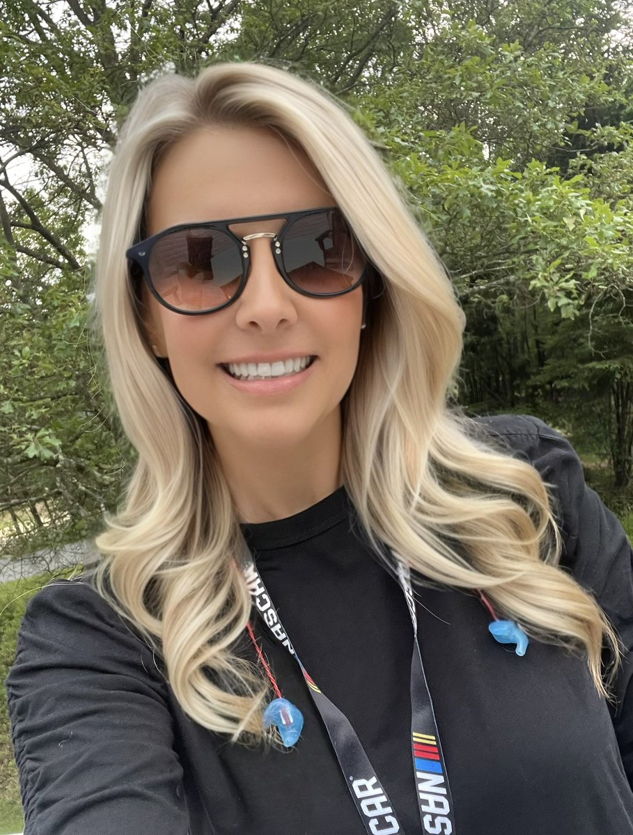 MelanyCAylor's tweet photo. Calm before the storm…literally. Race number six of 2025 is in the books. 🏁 #NASCAR #NASCARonPrime #TrickyTriangle https://t.co/XGcQe69YFe