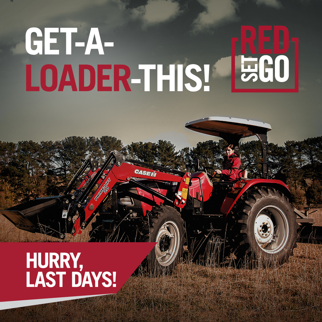Hurry, EOFY Red Set Go Deals ending soon. Get incredible 0.99% p.a.* finance + massive savings across our range of compact and utility tractors.