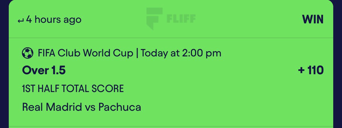 unitedbets's tweet photo. Can’t stop winning in the Discord the last few days. Free plays, real results. Join now or watch from the sidelines @Locked1nPodcast #ClubWorldCup #fliff #FIFACWC #FIFAClubWorldCup https://t.co/rCq4tjYrpo