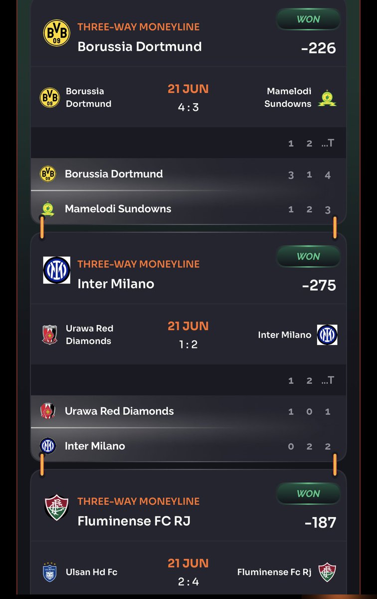 unitedbets's tweet photo. Can’t stop winning in the Discord the last few days. Free plays, real results. Join now or watch from the sidelines @Locked1nPodcast #ClubWorldCup #fliff #FIFACWC #FIFAClubWorldCup https://t.co/rCq4tjYrpo