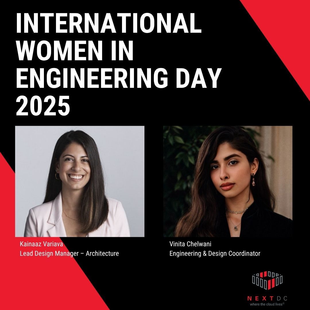 NEXTDC (@nextdc) on Twitter photo Today is #INWED2025 đź’Ş
We asked our engineers for words of wisdom:
🗣️ “Take up space—unapologetically.” – Vinita
🗣️ “Every exchange is an opportunity to learn and grow.” – Kainaaz
Proud to celebrate the women powering Australia’s digital future.
#NEXTDC #WomenInEngineering Today is #INWED2025 đź’Ş
We asked our engineers for words of wisdom:
🗣️ “Take up space—unapologetically.” – Vinita
🗣️ “Every exchange is an opportunity to learn and grow.” – Kainaaz
Proud to celebrate the women powering Australia’s digital future.
#NEXTDC #WomenInEngineering