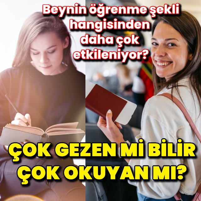 Eğitim dünyasında "çok okuyan mı bilir, çok gezen mi?" tartışması hâlâ sürüyor

Bu haberimizde böylesi bir karşılaştırmayı detaylı biçimde ele alacağız: Beyin öğrenimini kitap mı, deneyim mi tetikliyor? haberturk.com/cok-gezen-mi-b…