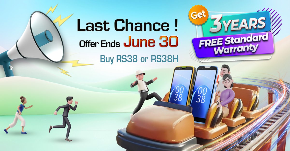 🚨 LAST CHANCE!  
Get 3 YEARS FREE warranty on RS38 &amp; RS38H—offer ends June 30, 2025!
📦 RS38: Boost warehouse/logistics with AI OCR
🩺 RS38H: Support caregivers &amp; streamline tasks
🎯 Don’t miss out: cipherlab.com/en/a4-11160/Co…