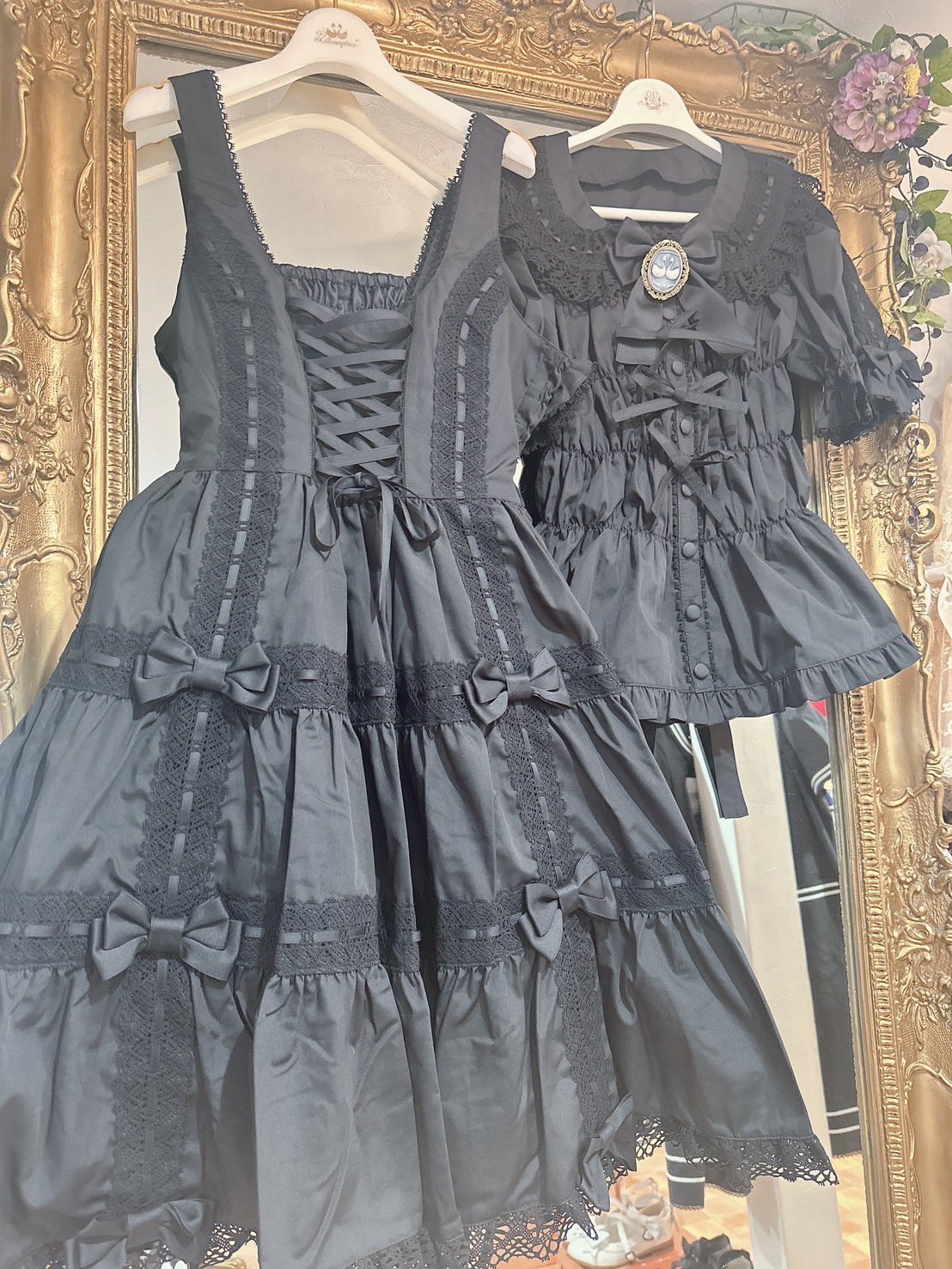 morphose 木漏れ日のトロイメライ グレー×黒 木漏れ日のトロイメライ | メタモルフォーゼ - ロリータ