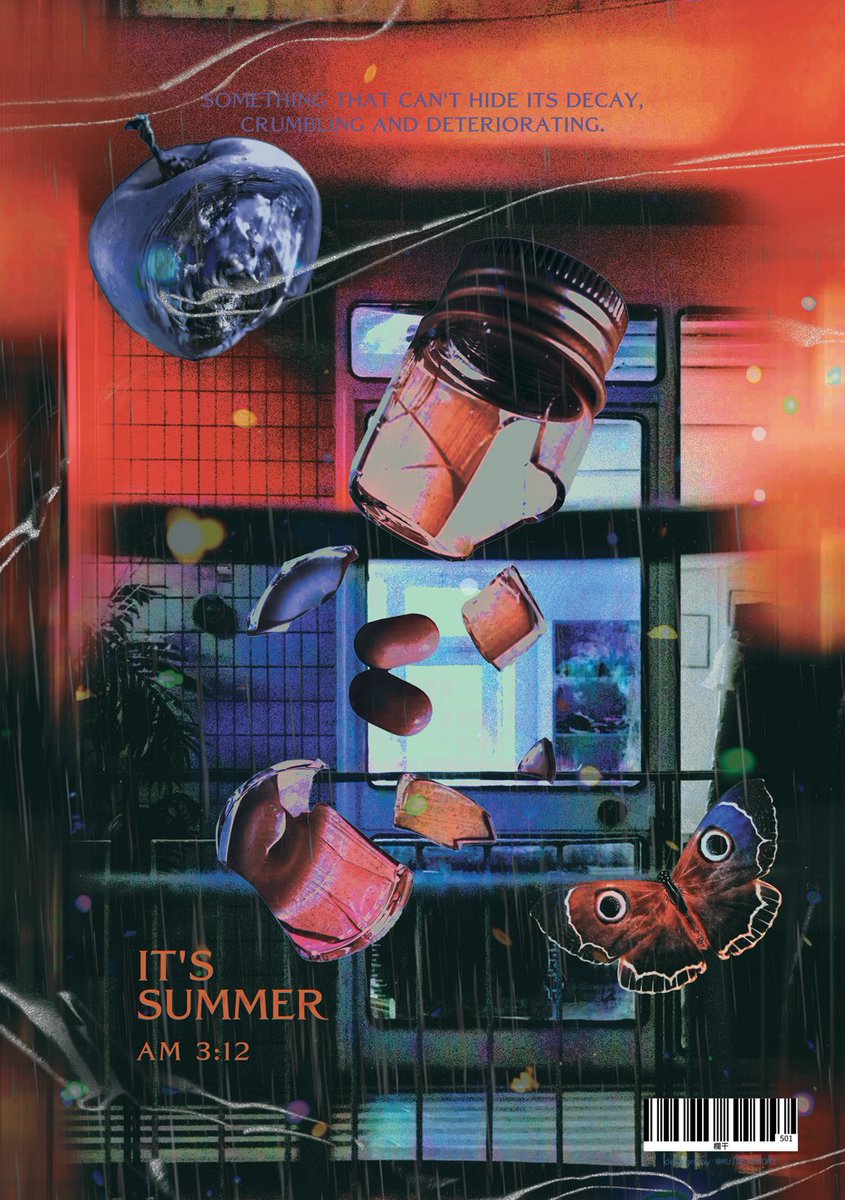 -표지 레디메이드

欄干 - 난간

삐걱거리는 소음
빗방울이 추락하는 곳

썩어들어가는걸 숨길수가 없어
부숴지고 변질되는 것.

여름입니다.