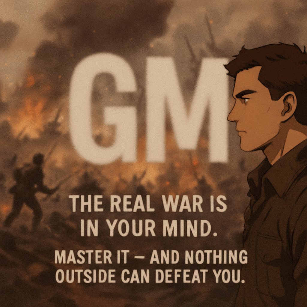 Conquer the internal. 
Rule the external. 

GM! Go have a legendary week🎯