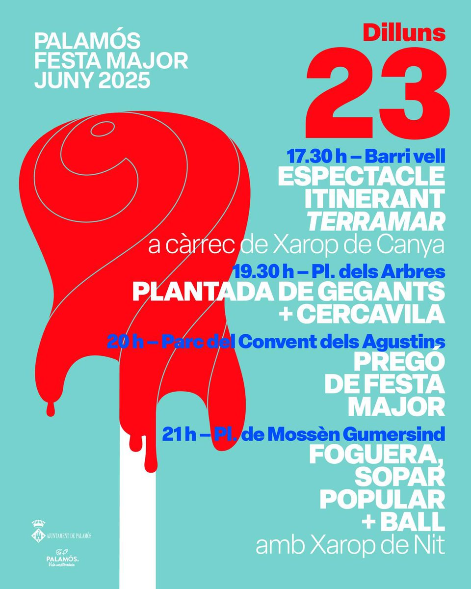 Dilluns de revetlla i d'activitats de Festa Major a #Palamós!