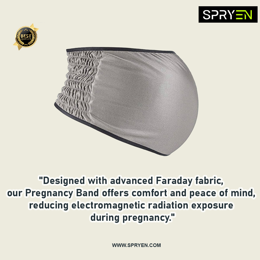SpryenSolutions's tweet photo. Meet the Spryen Pregnancy Band 🛡️

 ✅Blocks up to 99% EMR
 ✅Breathable &amp; bump-friendly
 ✅Stylish, safe, doctor-reviewed

Perfect for tech-savvy moms who want peace of mind.💗

#PregnancyHealth #EMFProtection #Spreyen #TechSafety #DigitalParenting #SafePregnancy #maternity https://t.co/BcZG8NjODx