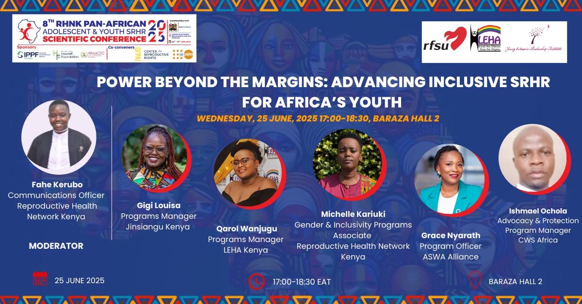 Young people with diverse SOGIESC continue to face barriers to SRHR access across Africa, legal gaps, stigma, digital harm, and exclusion. We’re proud to join the conversation at #PowerBeyondTheMargins, pushing for inclusive, Afro-feminist, rights-based solutions. #AYSRHR