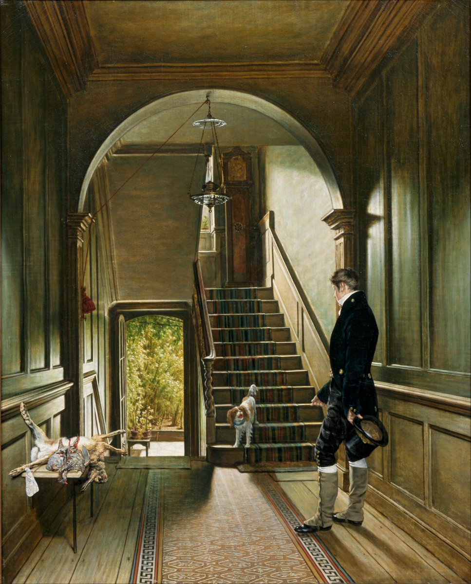 Good morning! This week's theme is Interiors.
------
'The Staircase of the London Residence of the Painter' (1828) by Pieter Christoffel Wonder

(Centraal Museum, Utrecht)