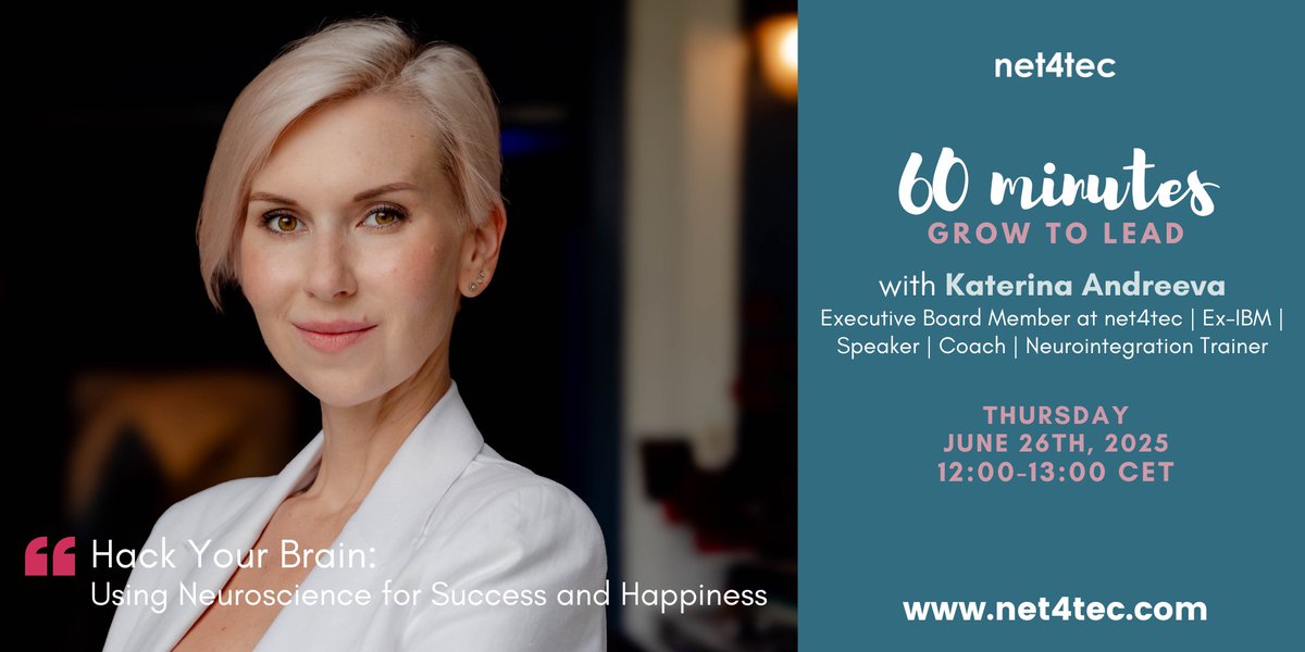 WhyConsult_'s tweet photo. net4tec | Hack Your Brian: Using Neuroscience for Success and Happiness ✨ - https://t.co/PVzW7hvZGP https://t.co/nI4AeH8Fa6