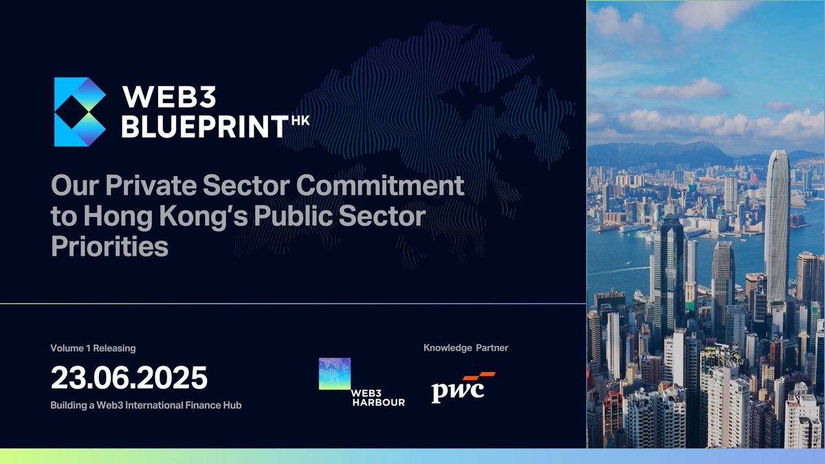 PwC China (@pwc_china) on Twitter photo Today, <a href="/web3harbour/">Web3 Harbour</a> and PwC China unveiled the Hong Kong Web3 Blueprint: Building a Web3 International Finance Hub. It sets out how Hong Kong can leverage #digitalassets & #Web3 technologies to cement its position as an international finance centre. More: pwchk.com/en/research-anβ¦ Today, <a href="/web3harbour/">Web3 Harbour</a> and PwC China unveiled the Hong Kong Web3 Blueprint: Building a Web3 International Finance Hub. It sets out how Hong Kong can leverage #digitalassets & #Web3 technologies to cement its position as an international finance centre. More: pwchk.com/en/research-anβ¦
