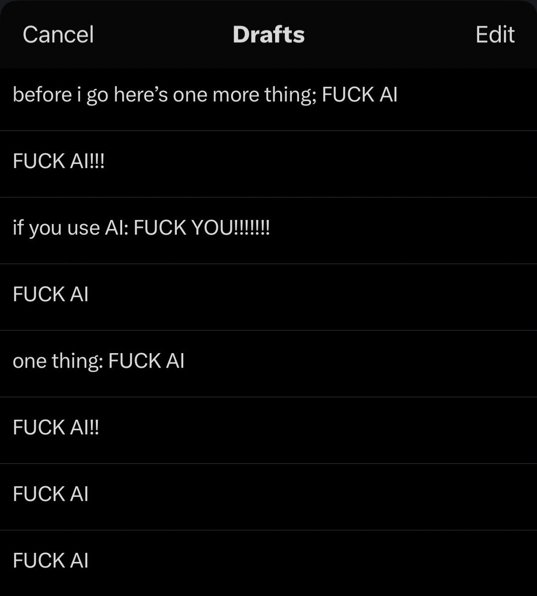 preparing some drafts for when i have nothing else to tweet