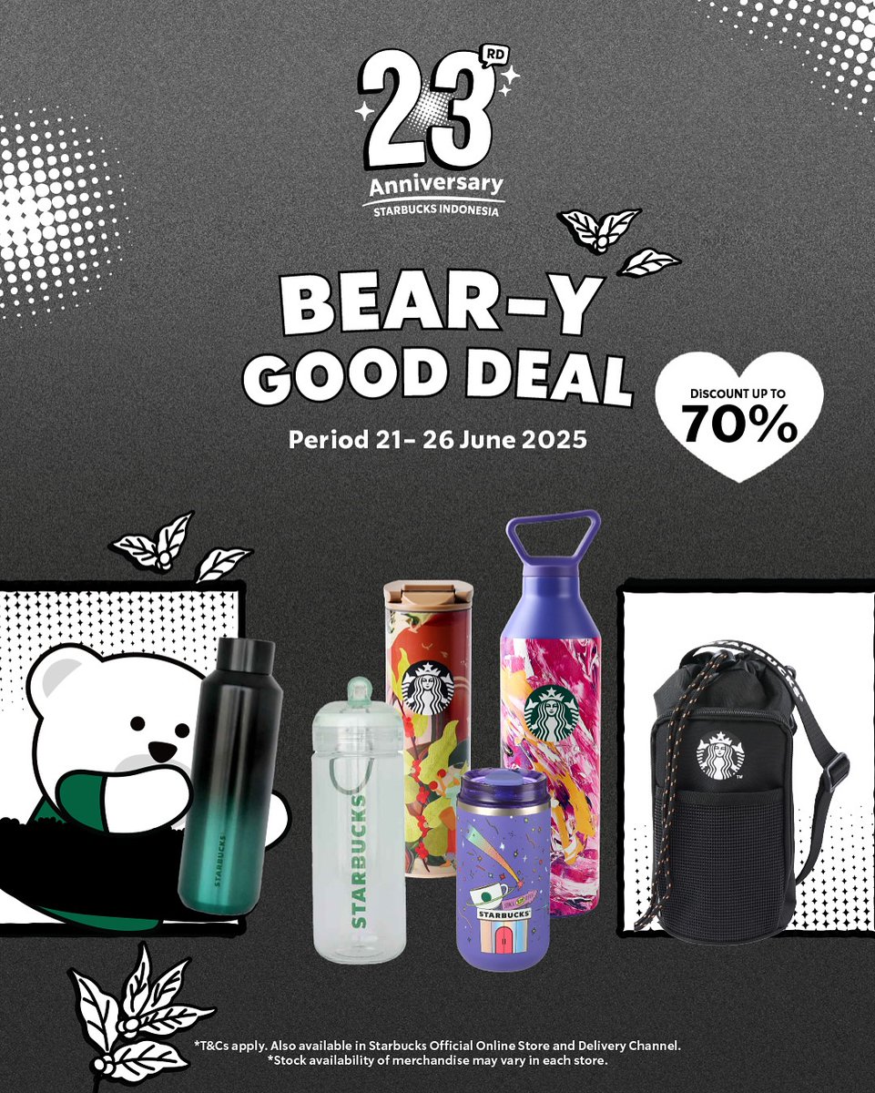 Selamat Hari Senin 😍 Nikmati Promo Khusus Hari senin dari Starbucks