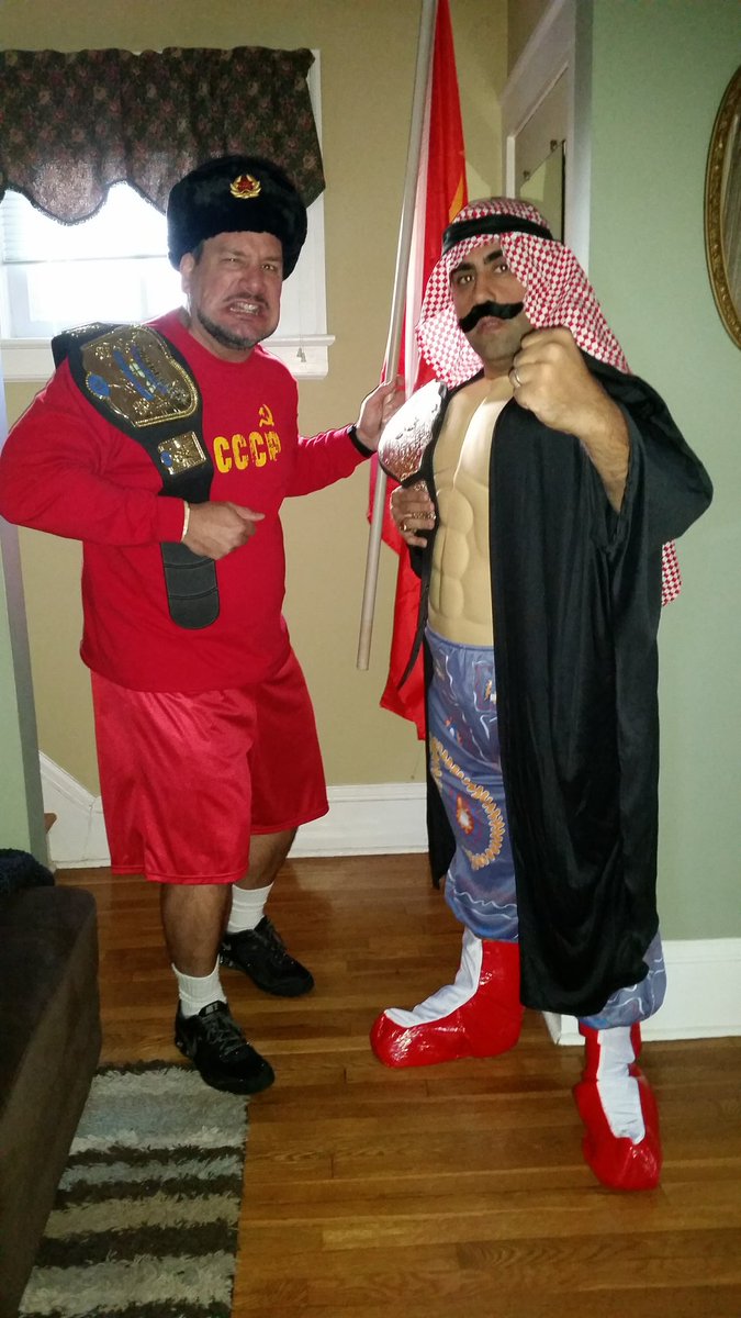 Where it all started - Iron Sheik &amp; Nikolai Volkoff 2015 New York Comic Con! Who knew that this would be the beginning of a 10 year tribute to Sheiky Baby and still going strong, Jabronis!