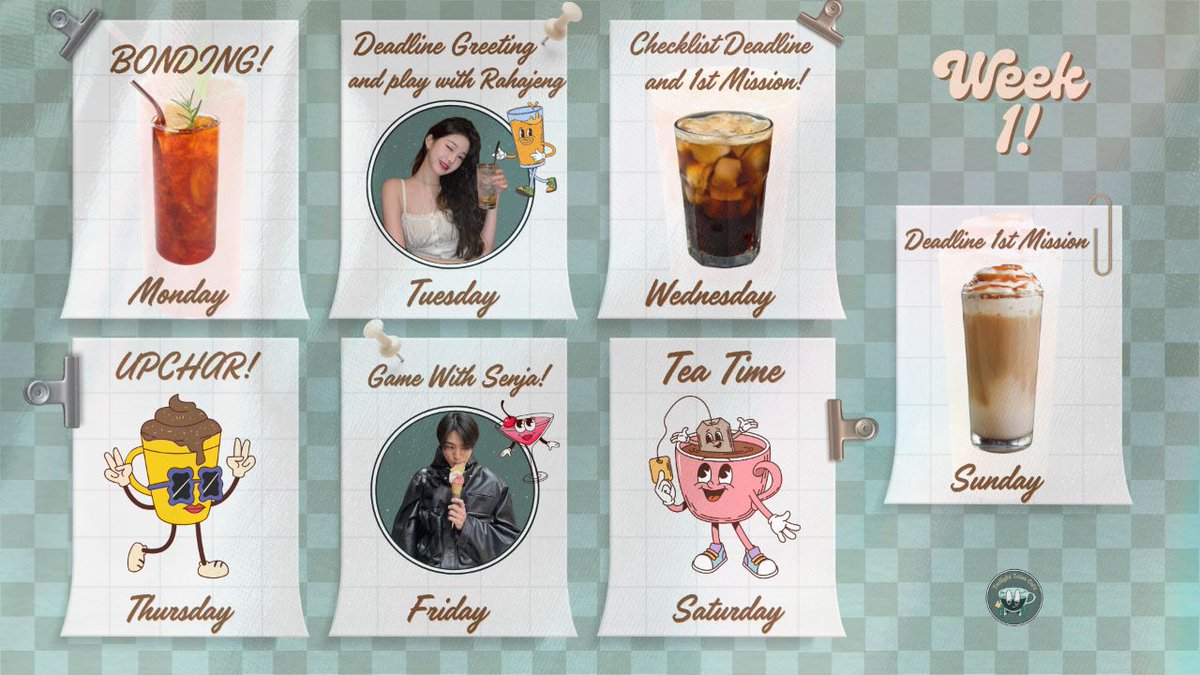 ㅤ
𝐖𝐄𝐄𝐊 𝟏. 
𝒯his week, we’re letting the light guide the rhythm, slow pours, quiet corners, and a cupful of little stories each day. Here’s what’s brewing in our space this week. 
ㅤ