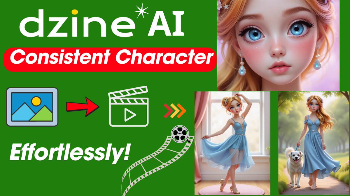 Dzine AI Multiple Consistent Character - Is It Easy or Hard to Keep AI Characters 100% Alike?  Creating consistent character designs in AI-generated storytelling has long been a challenge. aiforwinner.com/ai-video-gener…