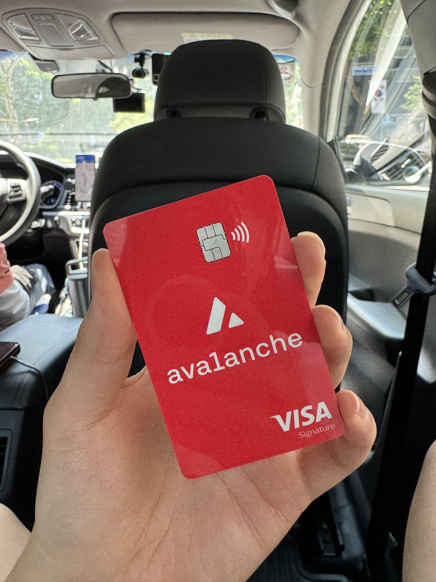 Jaden🔺 (@jaden_web3) on Twitter photo Just got my <a href="/TheAvaxCard/">Avalanche Card</a>! Now I can pay on <a href="/avax/">Avalanche🔺</a> anytime, anywhere.
🔺doption! Just got my <a href="/TheAvaxCard/">Avalanche Card</a>! Now I can pay on <a href="/avax/">Avalanche🔺</a> anytime, anywhere.
🔺doption!