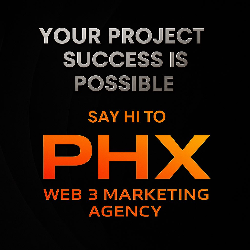 PHX|| Web3 Marketing Agency (@phxweb3) on Twitter photo YOUR PROJECT SUCCESS IS POSSIBLE
Say hi to PHX
your Web3 marketing agency, powered by <a href="/phoenixxweb3/">PHOENIX ECOSYSTEM 🐦🔥</a>.
We’re here to help you win ✨ YOUR PROJECT SUCCESS IS POSSIBLE
Say hi to PHX
your Web3 marketing agency, powered by <a href="/phoenixxweb3/">PHOENIX ECOSYSTEM 🐦🔥</a>.
We’re here to help you win ✨