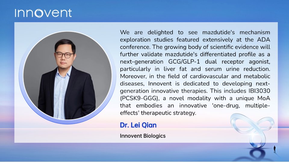 Multiple Research Results from Innovent's General Biomedicine Pipeline to be Showcased at the ADA 85th Scientific Sessions en.prnasia.com/releases/globa…