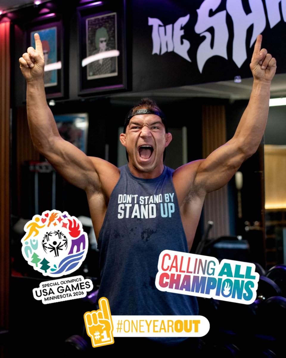Special Olympics USA Games (@2026usagames) on Twitter photo The <a href="/2026USAGames/">Special Olympics USA Games</a> are just one year out! 📣 We are ready to cheer like champions and celebrate inclusion in Minnesota next year. Join <a href="/WWE/">WWE</a> superstar <a href="/WWEGable/">Chad Gable</a> in marking this milestone and celebrating all Special Olympic athletes!🏅#OneYearOut #CheerLikeAChampion #2026usagames The <a href="/2026USAGames/">Special Olympics USA Games</a> are just one year out! 📣 We are ready to cheer like champions and celebrate inclusion in Minnesota next year. Join <a href="/WWE/">WWE</a> superstar <a href="/WWEGable/">Chad Gable</a> in marking this milestone and celebrating all Special Olympic athletes!🏅#OneYearOut #CheerLikeAChampion #2026usagames