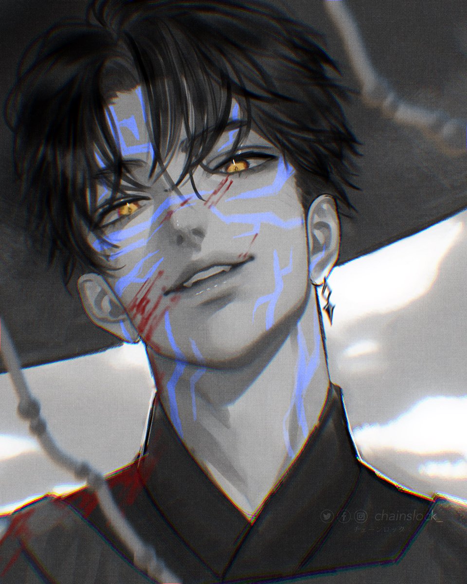 watched kpop demon hunters becs they said jinu looks like caleb….

…they’re not wrong

#kpopdemonhunters #jinu #진우 #fanart