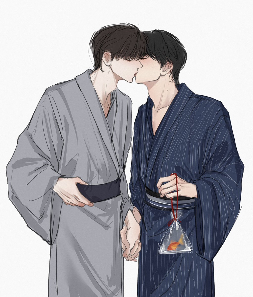 KTH183jn's tweet photo. 🐶🐱 浴衣啵啵＾3＾ https://t.co/6WZvSabAKq
